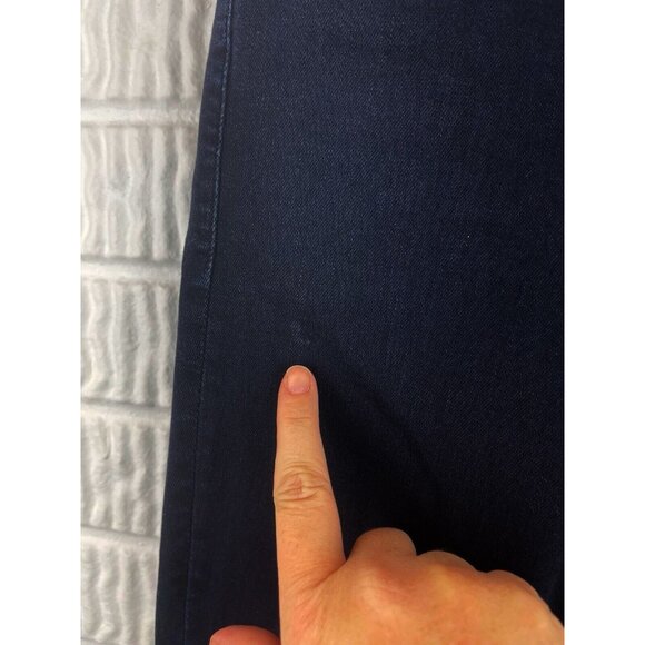 Mother Jeans Size 25 Pixie Ankle Fray Holding Hands Wash Revolve Midnight Blue - Picture 12 of 14